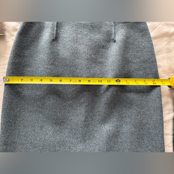 NWOT Green Wool Skirt - Picture 4 of 5